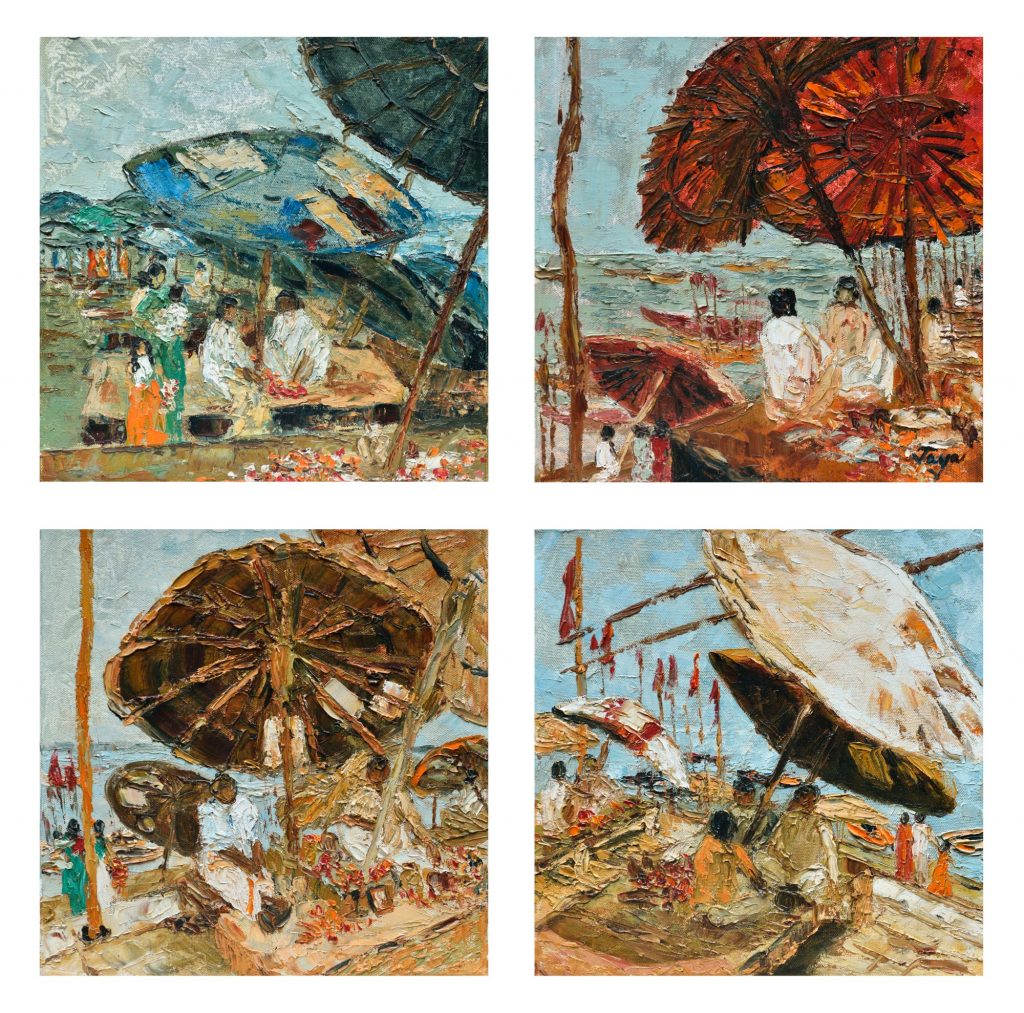 Paintings of Benares by Jaya Javeri